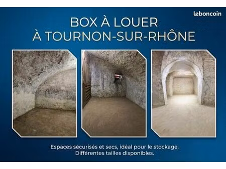 stockage / garde-meuble / cave / box / garage - tournon-sur-rhône