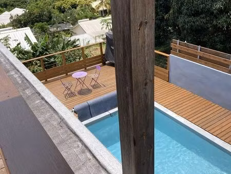 maison f9 de 216m2 - la plaine st paul - piscine - vue mer - f2 - jardin - garage