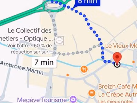 appartement t4 meublé avec double terrasse – fort rendement locatif – centre de megève à p