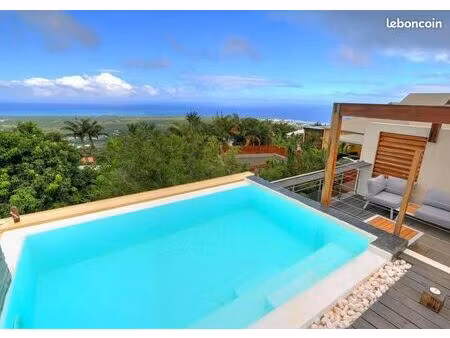 villa meublée etang salé quartier ravine sèche  vue panoramique 2400 cc