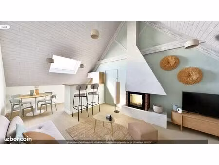 appartement 2 pièces 44 m²