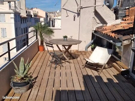 rare opéra - studio 25 m2 - terrasse 23 m² - mezzanine 7 m2 - dernier étage