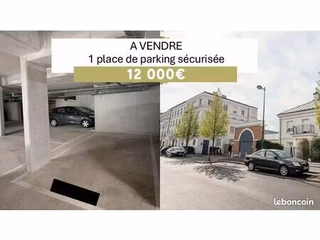 place de parking en sous sol sécurisé avec caméra (11 m²)