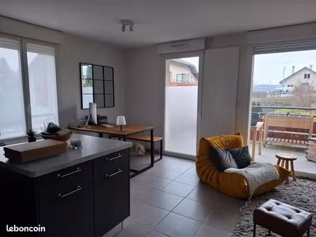 appartement t3 64m2 + garage cruseilles