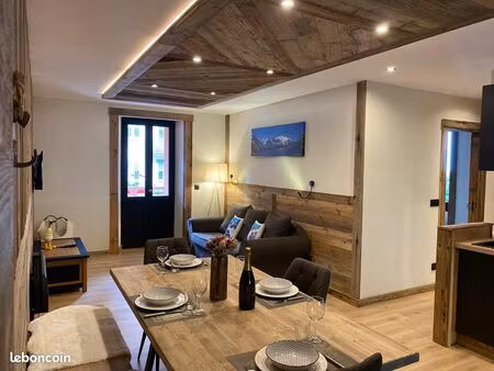 t2 44 m² avec grand terrain privatif – saint-gervais-les-bains