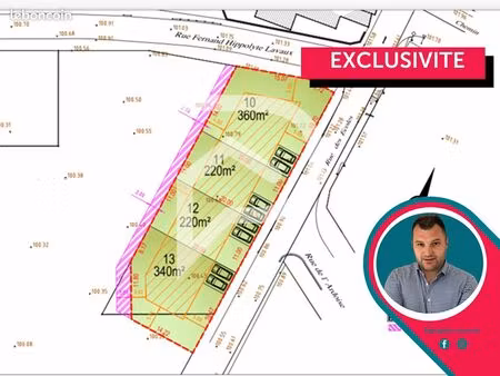 terrain 309 m² meaux