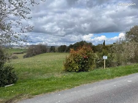 terrain 2366m2 en campagne avec super vue