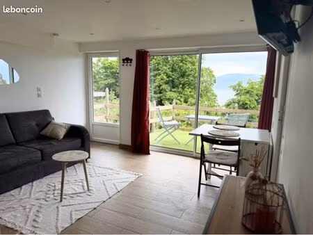 appartement meublé 40 m² – terrasse vue lac léman