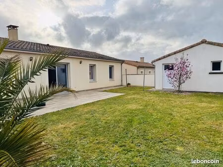 maison de plain pied 3ch  garage et jardin
