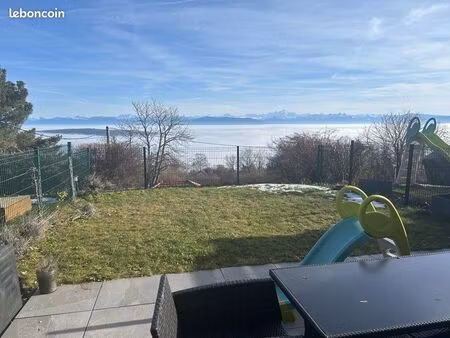 maison triplex familiale 140 m² – vue mont-blanc & lac léman – gex (hauteurs direction la 