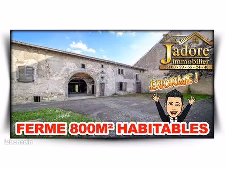 ferme 1 pièce 1000 m²