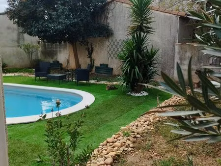 maison t4 plain pied avec piscine centre ville