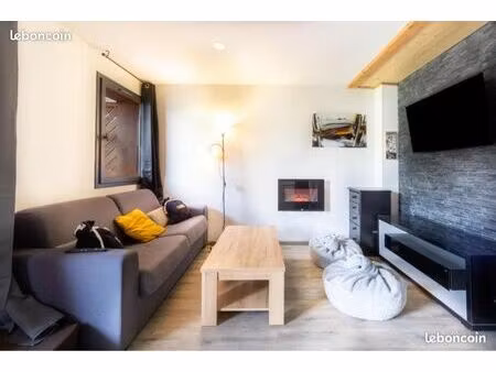 appartement 4 personnes rénové - fort rendement locatif au pied des pistes