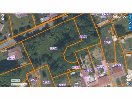 terrain constructible arboré