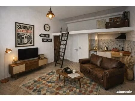 studio 25 m² + mezzanine