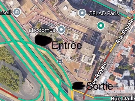 place de parking à louer à saint cloud village sous les bureaux de la colline