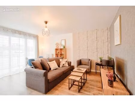 bail mobilité — appartement t3 meublé de 60 m² — cachan centre-ville