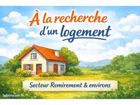 couple en cdi avec futur bébé recherche logement avec extérieur – remiremont et alentours