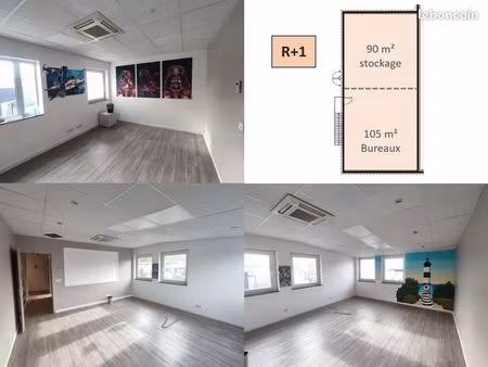 bureaux / locaux à louer dans la zone de vovray – 195 m²