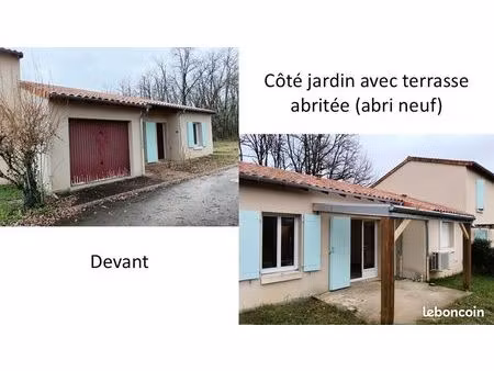 maison de plain-pied à louer à bonnes