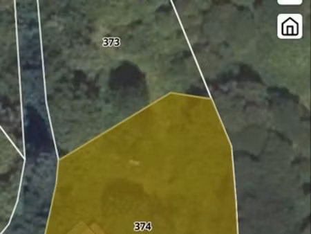 terrain de loisirs 965m²