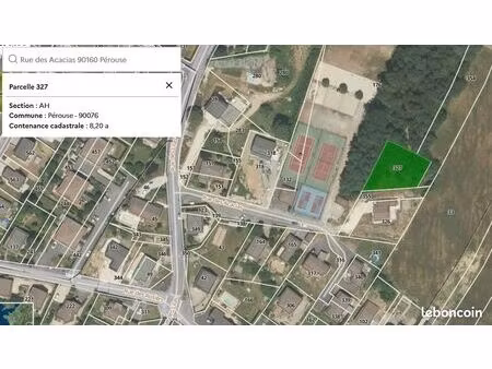 terrain à bâtir pérouse