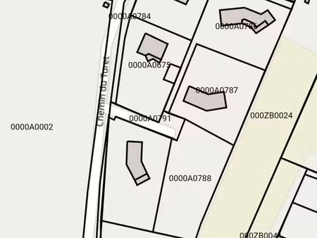 terrain constructible 1626 m2