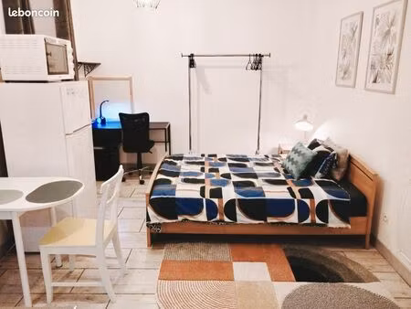 location studio meublé