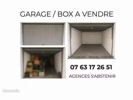 garage / box à vendre