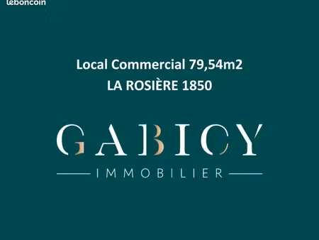 local commercial 80 m² montvalezan