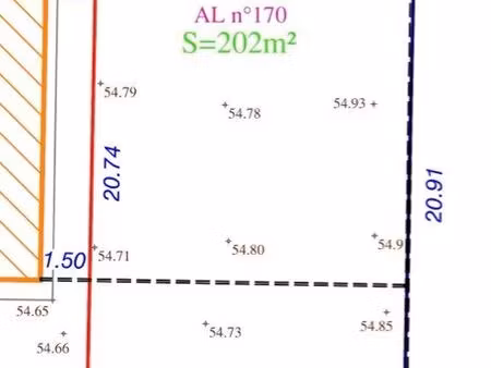 terrain à bâtir 202m2 - apremont (85220)