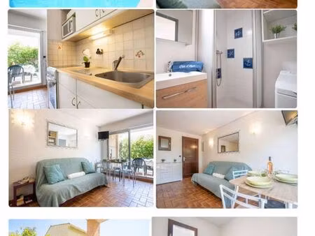 vend appartement meublé f2 300m de la plage