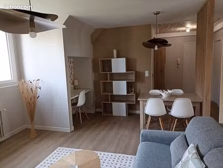 t2 - 48m² - meublé - chauffage compris