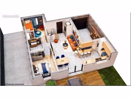 maison 4 pièces 57 m²