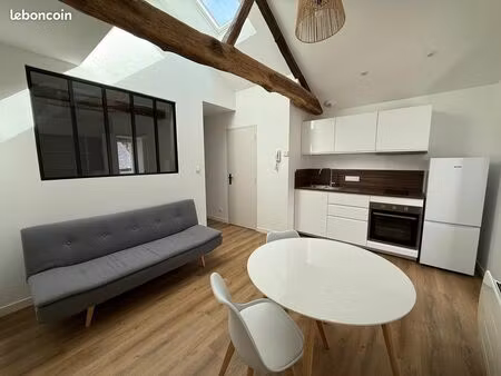 appartement meublé 30 m² – centre historique d’ancenis