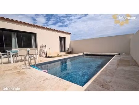 maison de plein pied avec piscine