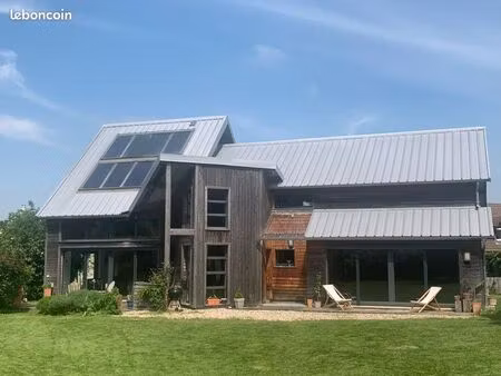 maison écologique d’architecte 285 m² — piscine intérieure