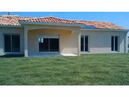 maison plain-pied 110 m² – 4 ch + bureau - dpe a – jardin sud – portes-lès-valence