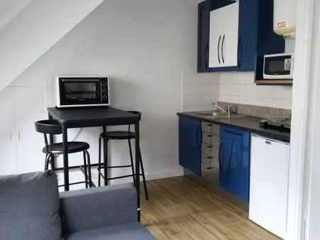 t1 meublé 30m2 au sol + pièce de rangement