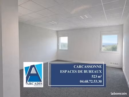 bureaux 523 m² carcassonne