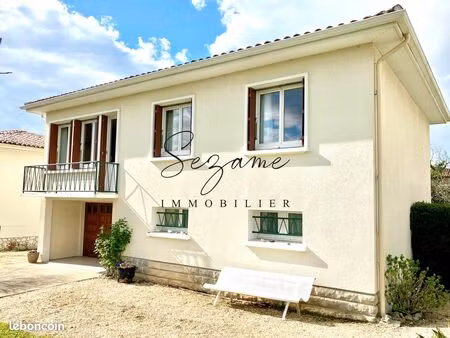 angoulême  secteur calme  agréable maison f4 indépendante  garage  sous-sol  jardin clos