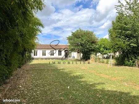 angoulême – sud  5 min du centre ville – villa f4 de plain-pied avec garage et gd jardin c