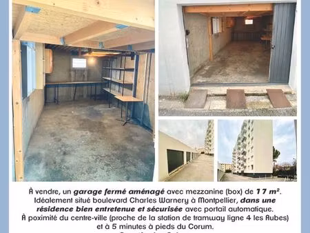 vente garage quartier les aubes