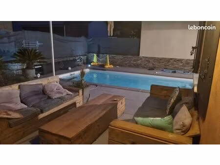 maison 4 chambres avec jardin et piscine