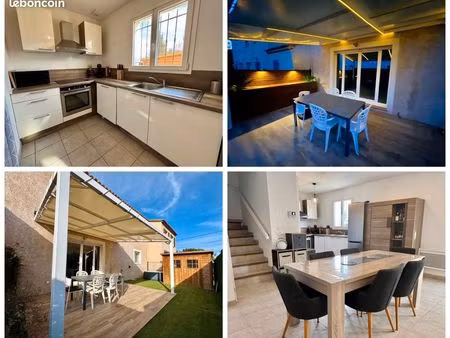 maison récente 4 pieces de 85m2 et jardin