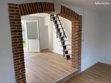 immobilier perriers sur andelle maison rénover avec immense garage et beaucoup de possibil