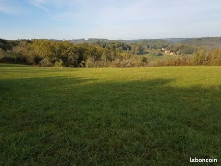terrain de 10 909 m2  avec permis de construire à campagnac les quercy (24550)
