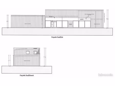 murs commerciaux 250 m² savigneux