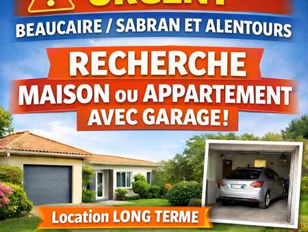 recherchons location