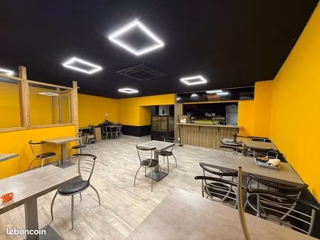 fond de commerce fast food pizzeria